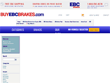Tablet Screenshot of buyebcbrakes.com